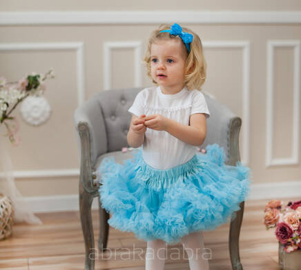Tutu Pettit Skirt Love & Joy niebieska 2-4latka